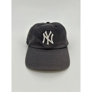 47 Brand New York Yankees Clean Up Hat Mens Charcoal Gray Adjustable MLB Cap